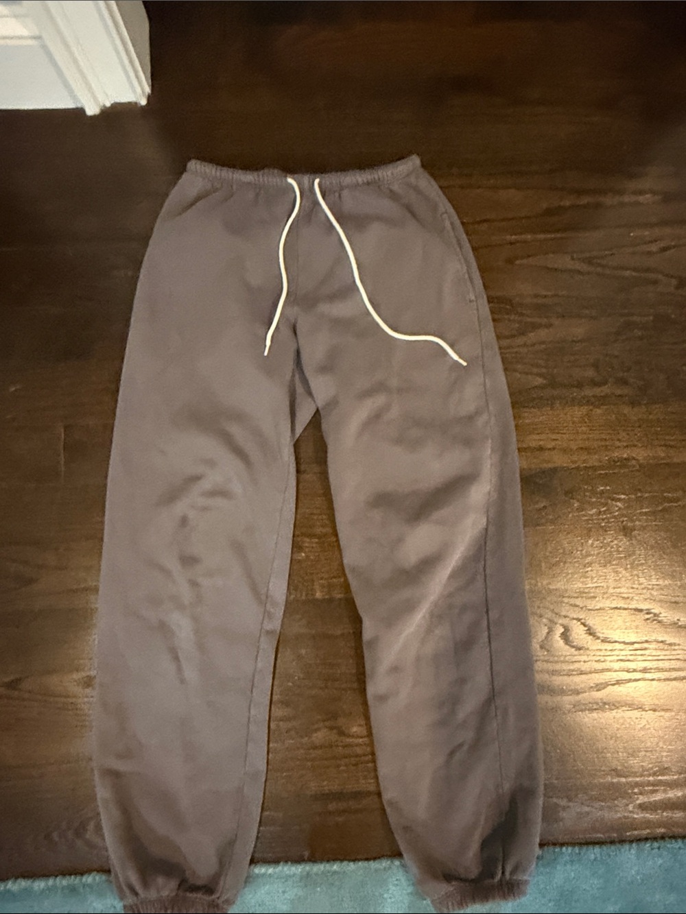 Brandy melville women’s Relaxed Drawstring Sweatpants - grey